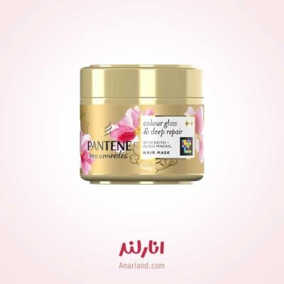 ماسک مو پنتن مدل colour gloss & deeprepar مناسب موهای رنگ شده حجم 300 میلی لیتر